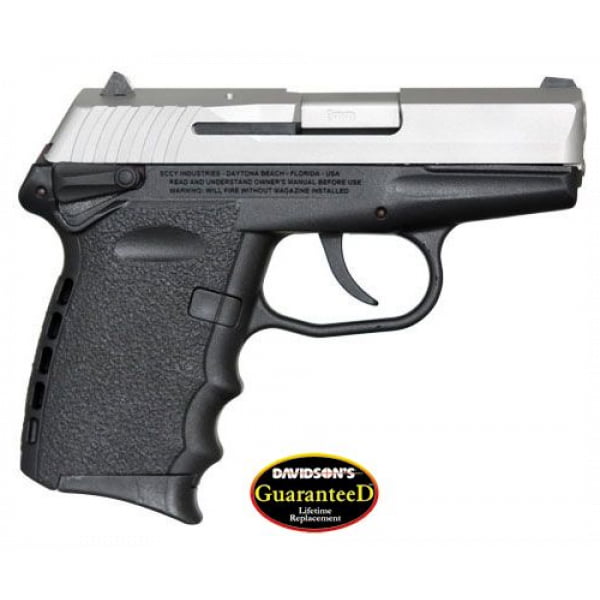 SCCY CPX-1 9mm Black/Stainless Steel 10rd 3.1" Pistol CPX-1-TT