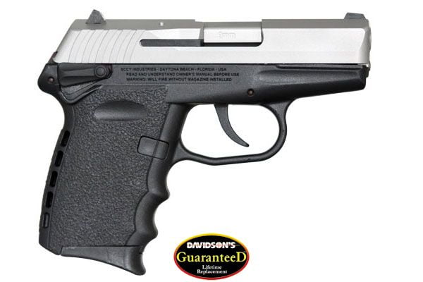 SCCY CPX-1 9mm Black/Stainless Steel 10rd 3.1" Pistol CPX-1-TT
