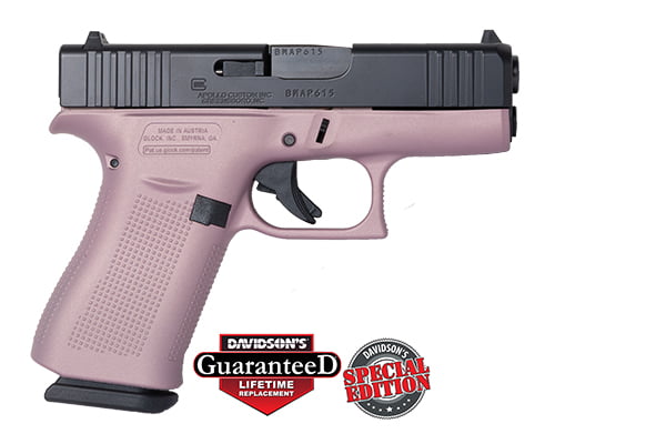 Glock 43x 9mm 10rd Pink Apollo Custom